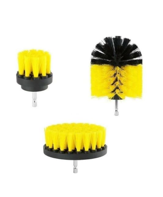 MATKAP UCUNA TAKILAN TEMIZLIK FIRÇA SETI 3LÜ